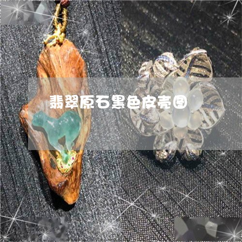 翡翠原石黑色皮壳图/2023041078473 翡翠原石黑色皮壳图/2023041078473