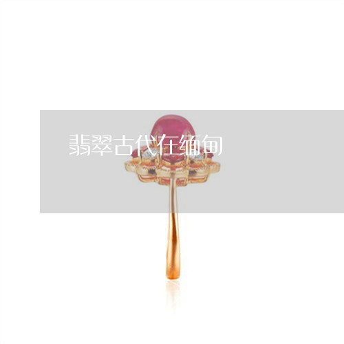 翡翠古代在缅甸/2023032672593 翡翠古代在缅甸/2023032672593