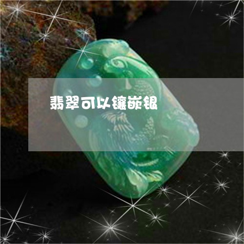 翡翠可以镶嵌银/2023032795059