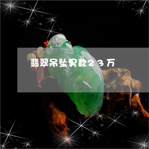 翡翠吊坠男款23万/2023041040592 翡翠吊坠男款23万/2023041040592