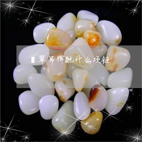 翡翠吊牌配什么项链/2023041072926