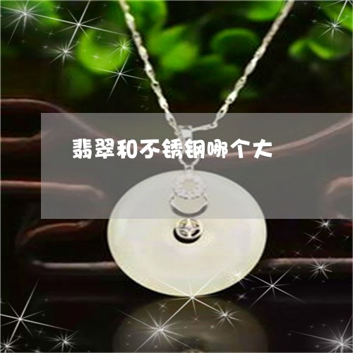 翡翠和不锈钢哪个大/2023041046372 翡翠和不锈钢哪个大/2023041046372