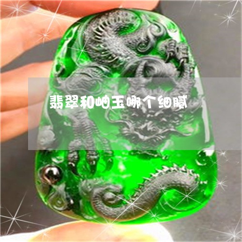 翡翠和岫玉哪个细腻/2023041041607 翡翠和岫玉哪个细腻/2023041041607