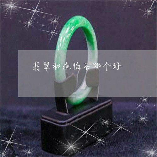 翡翠和拖怕石哪个好/2023041091626 翡翠和拖怕石哪个好/2023041091626