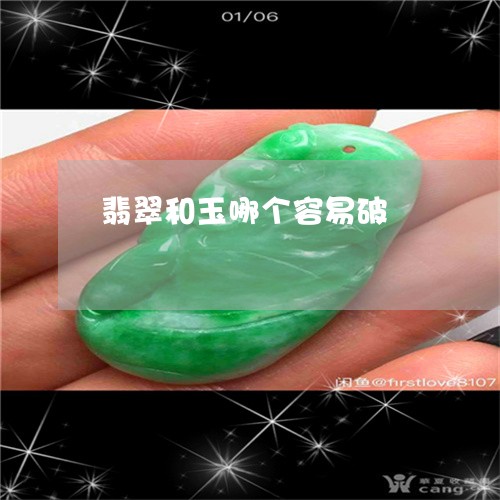 翡翠和玉哪个容易破/2023041079561 翡翠和玉哪个容易破/2023041079561