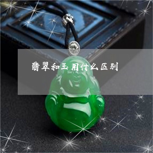 翡翠和玉用什么区别/2023041060595