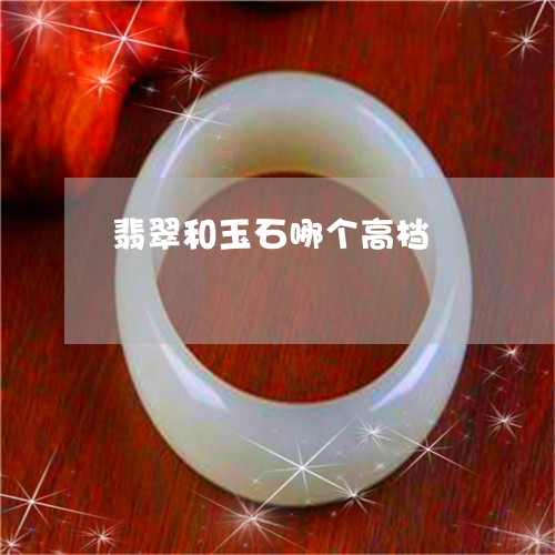 翡翠和玉石哪个高档/2023041058241