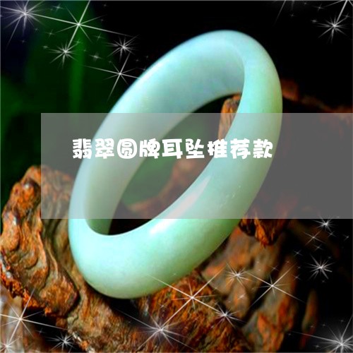 翡翠圆牌耳坠推荐款/2023040993845 翡翠圆牌耳坠推荐款/2023040993845
