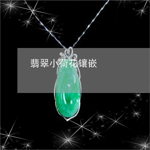 翡翠小荷花镶嵌/2023032670582 翡翠小荷花镶嵌/2023032670582