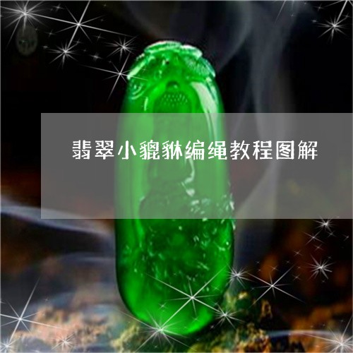 翡翠小貔貅编绳教程图解/2023071084035