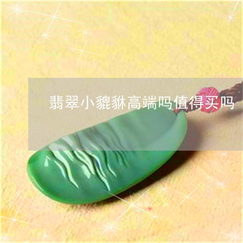 翡翠小貔貅高端吗值得买吗/2023062988581