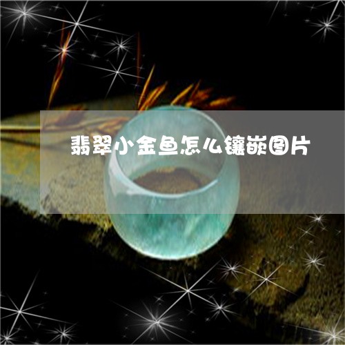 翡翠小金鱼怎么镶嵌图片/2023061824937