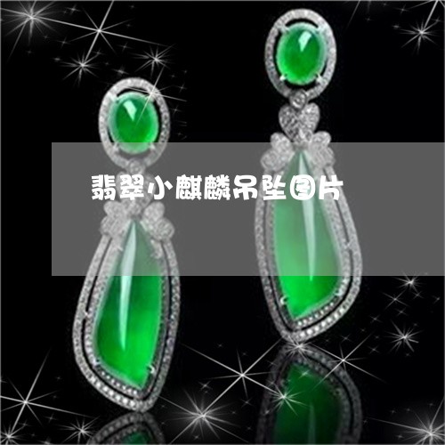 翡翠小麒麟吊坠图片/2023040908381