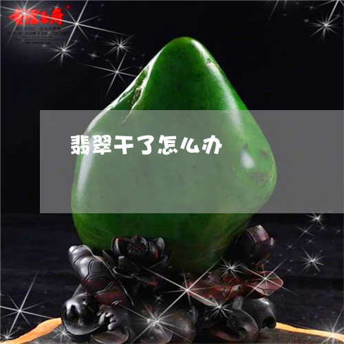 翡翠干了怎么办/2023032681592 翡翠干了怎么办/2023032681592