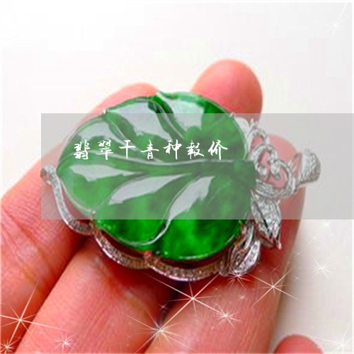 翡翠干青种报价/2023032681505 翡翠干青种报价/2023032681505