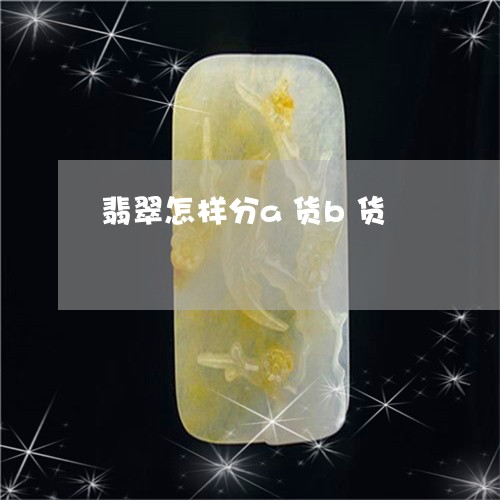 翡翠怎样分a货b货/2023040946250 翡翠怎样分a货b货/2023040946250