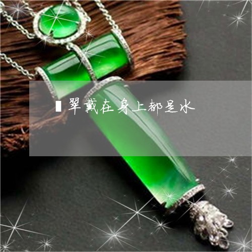 翡翠戴在身上都是水/2023041061794