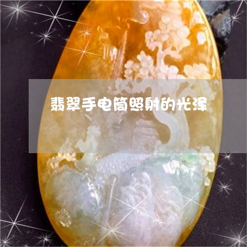 翡翠手电筒照射的光泽/2023061088280 翡翠手电筒照射的光泽/2023061088280