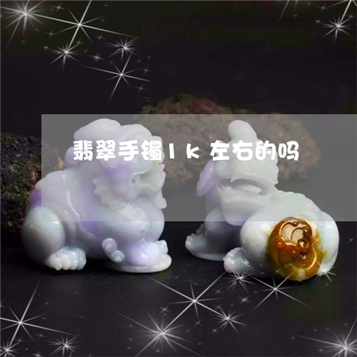 翡翠手镯1k左右的吗/2023061194076
