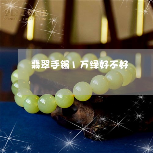 翡翠手镯1万绿好不好/2023061111707