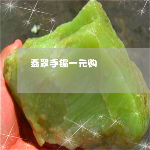 翡翠手镯一元购/2023032662583