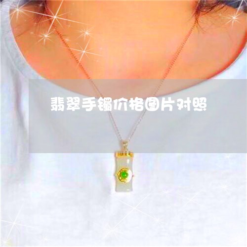 翡翠手镯价格图片对照 翡翠手镯价格图片对照