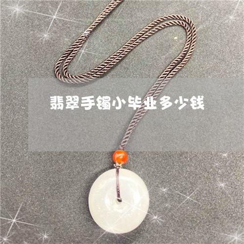 翡翠手镯小毕业多少钱