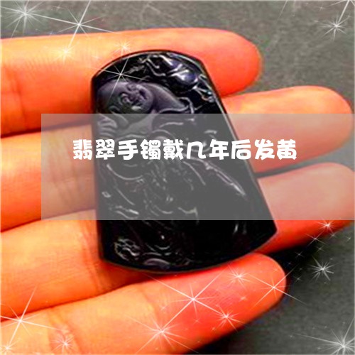翡翠手镯戴几年后发黄/2023061094728