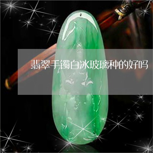 翡翠手镯白冰玻璃种的好吗/2023071104837