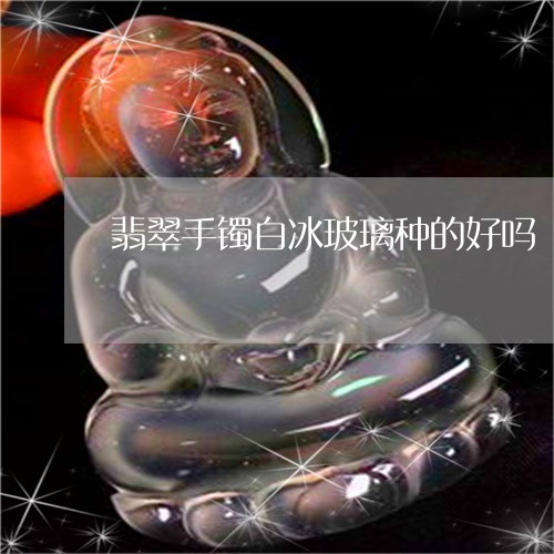 翡翠手镯白冰玻璃种的好吗/2023071125128
