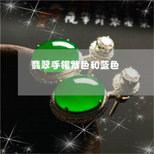 翡翠手镯紫色和蓝色/2023021384706