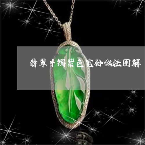 翡翠手镯紫色宽粉做法图解/2023062904728 翡翠手镯紫色宽粉做法图解/2023062904728