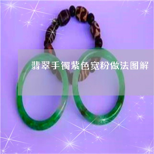 翡翠手镯紫色宽粉做法图解/2023062927361 翡翠手镯紫色宽粉做法图解/2023062927361