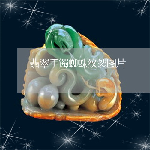 翡翠手镯蜘蛛纹裂图片/2023061157460