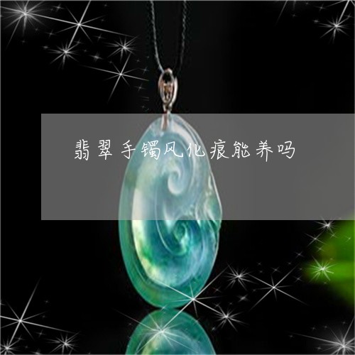 翡翠手镯风化痕能养吗/2023061059360