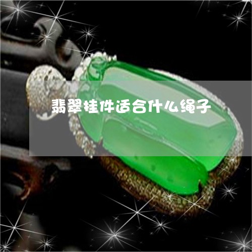 翡翠挂件适合什么绳子/2023060884978