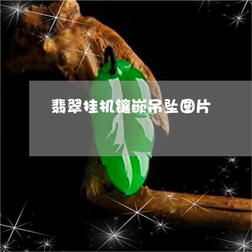 翡翠挂机镶嵌吊坠图片/2023060930360