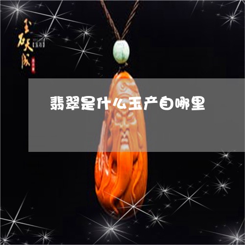 翡翠是什么玉产自哪里 翡翠是什么玉产自哪里