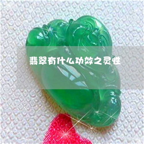 翡翠有什么功效之灵性 翡翠有什么功效之灵性