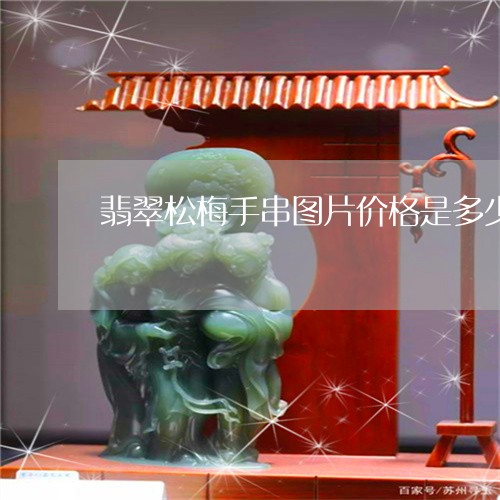 翡翠松梅手串图片价格是多少/2023071293738