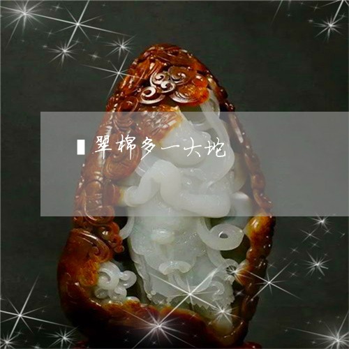 翡翠棉多一大坨/2023032457492 翡翠棉多一大坨/2023032457492