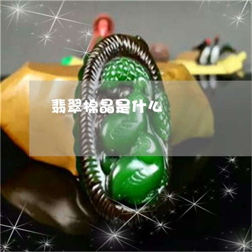 翡翠棉晶是什么/2023032462604 翡翠棉晶是什么/2023032462604