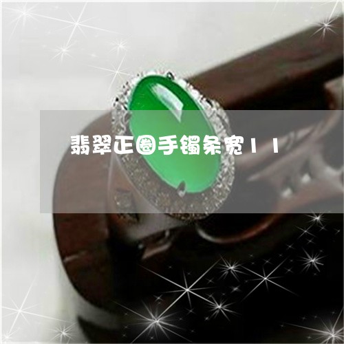 翡翠正圈手镯条宽11/2023060976258 翡翠正圈手镯条宽11/2023060976258