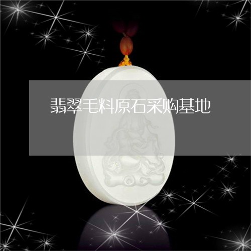 翡翠毛料原石采购基地