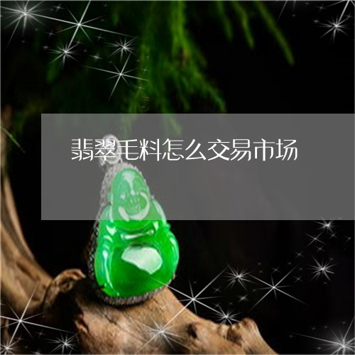 翡翠毛料怎么交易市场
