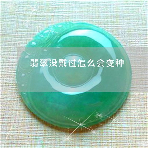 翡翠没戴过怎么会变种