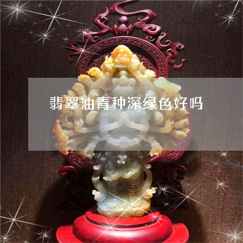 翡翠油青种深绿色好吗/2023060941713