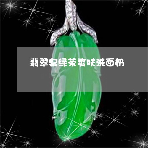 翡翠泉绿茶爽肤洗面奶 翡翠泉绿茶爽肤洗面奶