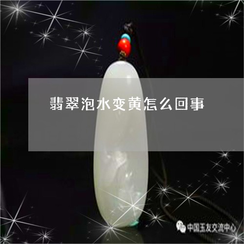 翡翠泡水变黄怎么回事/2023060830502 翡翠泡水变黄怎么回事/2023060830502