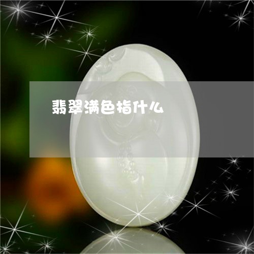 翡翠满色指什么/2023032440369 翡翠满色指什么/2023032440369